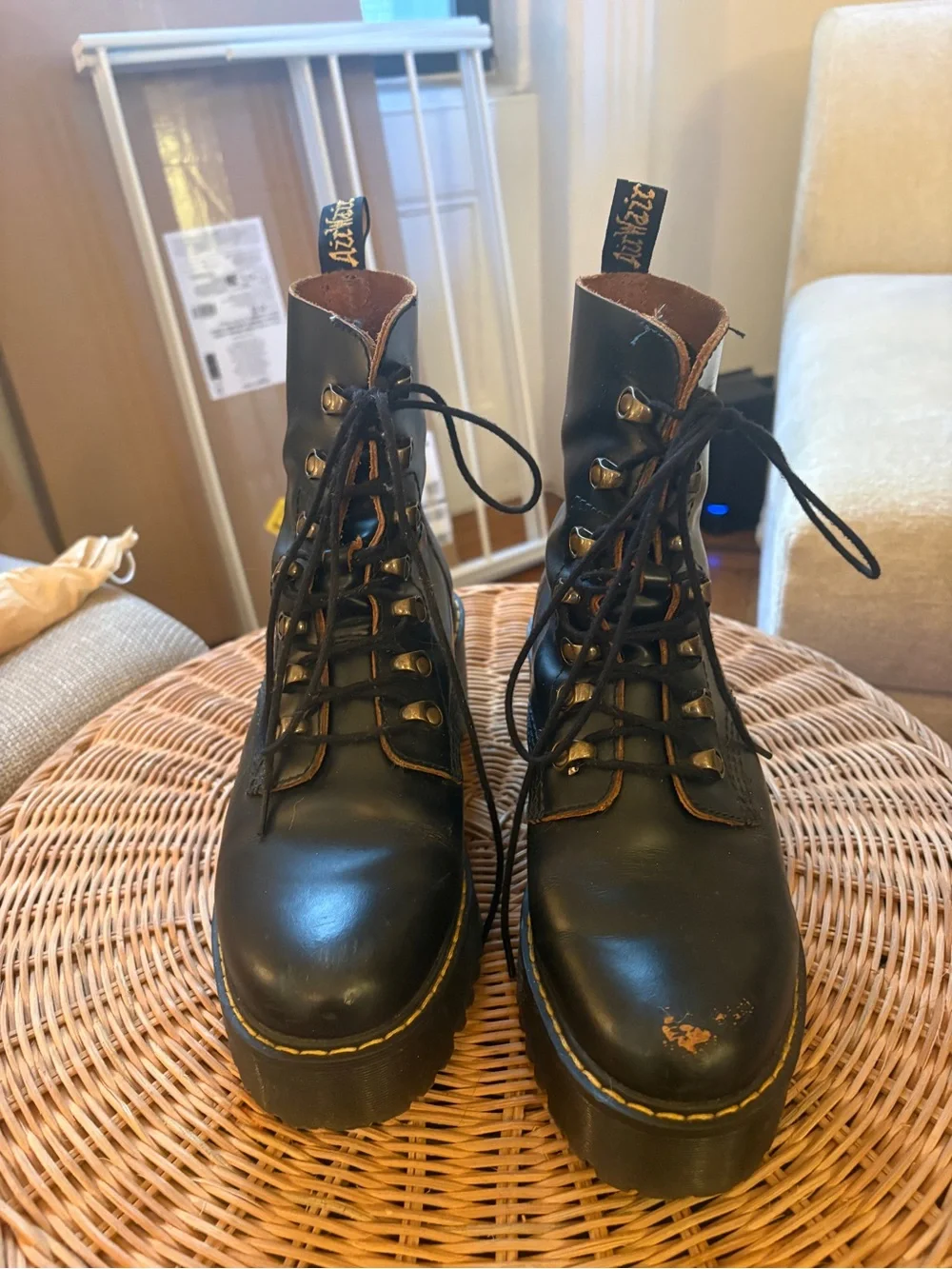 Dr. Martens Leona Temperly Boot, Size 8 - Picture 2 of 7